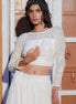 White Net Sequence Lehenga