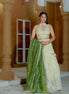 Cream Silk Handwork Lehenga