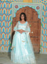 Mint Net Sequence Lehenga - Liza’s FashionLiza’s FashionLehengaXXSMint Net Sequence Lehenga