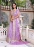 Mauve Banarasi Embroidered Silk Lehenga