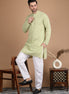 Soft Green Embroidered Georgette Kurta Set