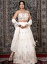 Ivory Multicolor Resham Embroidered Silk Lehenga - Liza’s FashionLiza’s FashionLehengaXXSIvory Multicolor Resham Embroidered Silk Lehenga