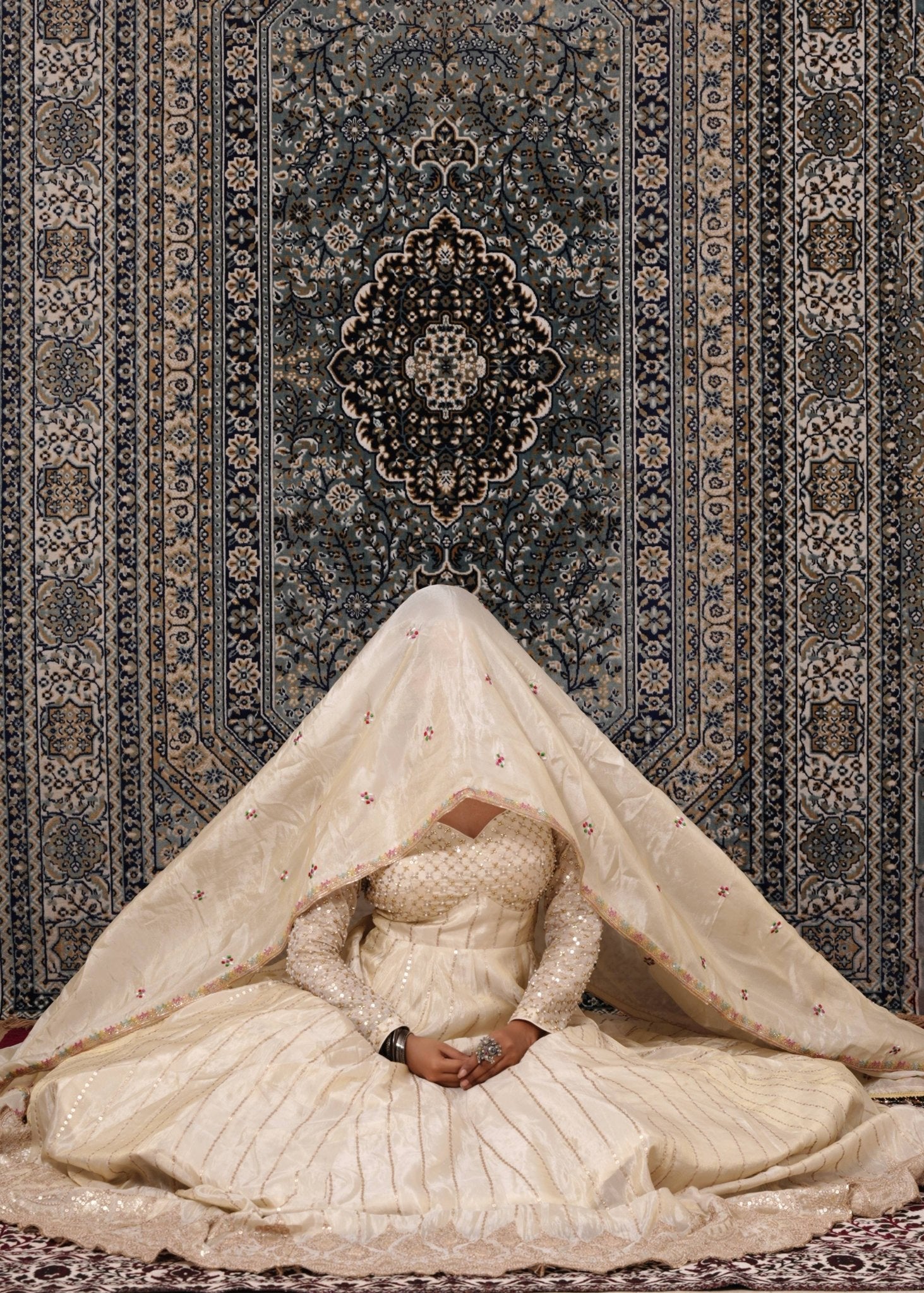 Ivory Hand - Work Silk Anarkali - Liza’s FashionLiza’s FashionAnarkaliXXSIvory Hand - Work Silk Anarkali