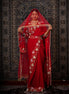 Red Hand - Work Georgette Saree With Matching Belt & Dupatta - Liza’s FashionLiza’s FashionSareeXXSRed Hand - Work Georgette Saree With Matching Belt & Dupatta