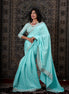Aqua Blue Hand - Work Silk Saree - Liza’s FashionLiza’s FashionSareeXXSAqua Blue Hand - Work Silk Saree